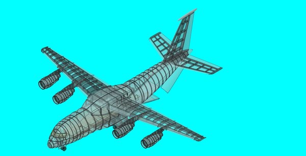 3ds max antonov an-188 speculative aircraft