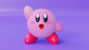 Kirby 3d character model 3D model