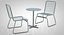 Retro Bistro Style Patio Set