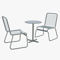 Retro Bistro Style Patio Set