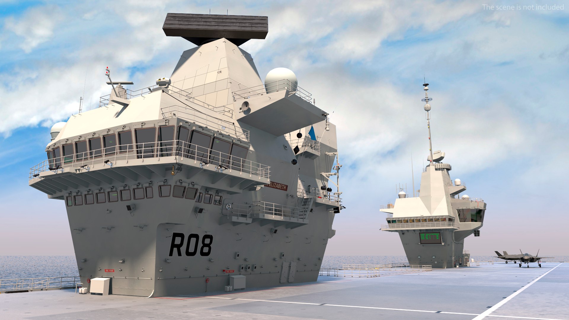 3D model HMS Queen Elizabeth with F35 planes https://p.turbosquid.com/ts-thumb/iF/HnUZsN/cs/hmsqueenelizabethwithf35planes3dsmodel014/jpg/1675918907/1920x1080/fit_q87/e80fc736539427a66986bc6ca7d80cc9e7a0204a/hmsqueenelizabethwithf35planes3dsmodel014.jpg