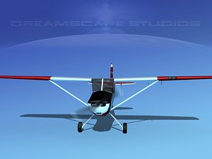 propeller cessna o-1e cap 3D