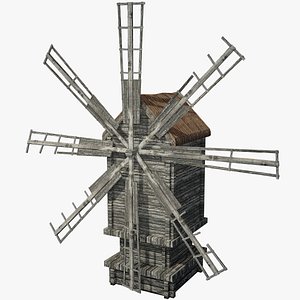 3d model of windmill ready games
