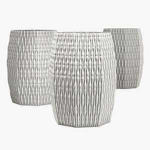 3D Kathy Kuo home ravi global bazaar porcelain bamboo stool