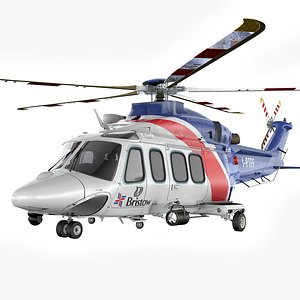 AW139 BRISTOW L2244 3D model
