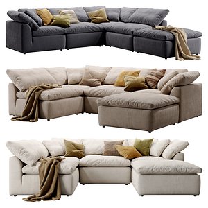Cloud U-L-Sofa Bumper Sectional