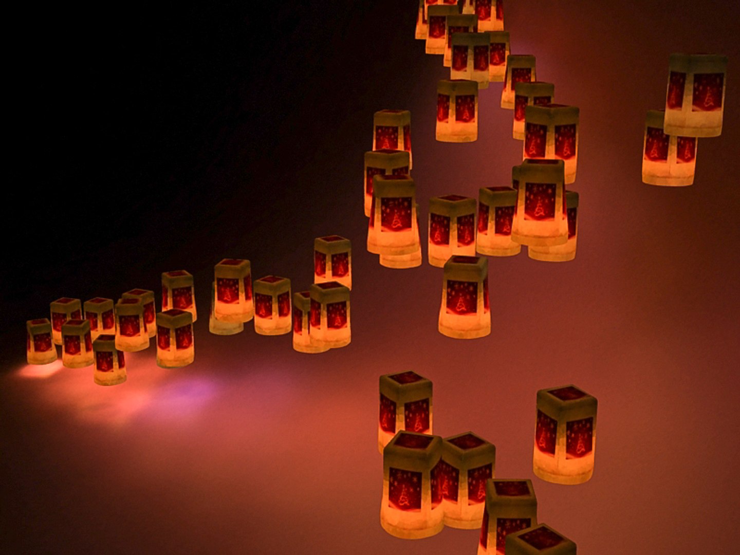 3d light luminair float model