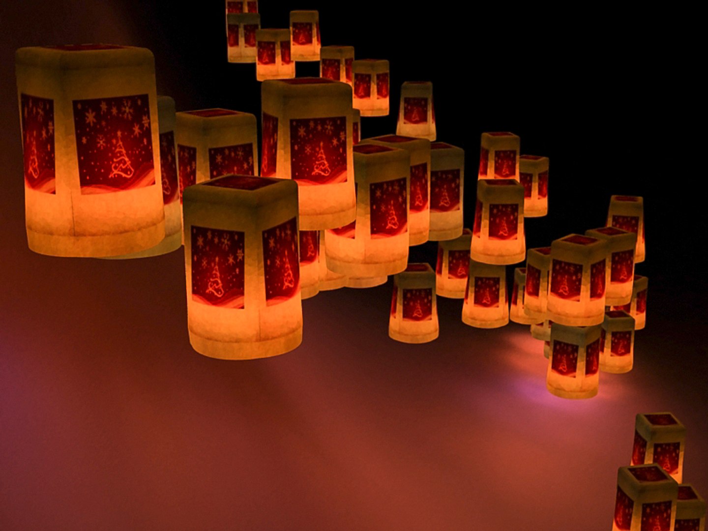 3d light luminair float model