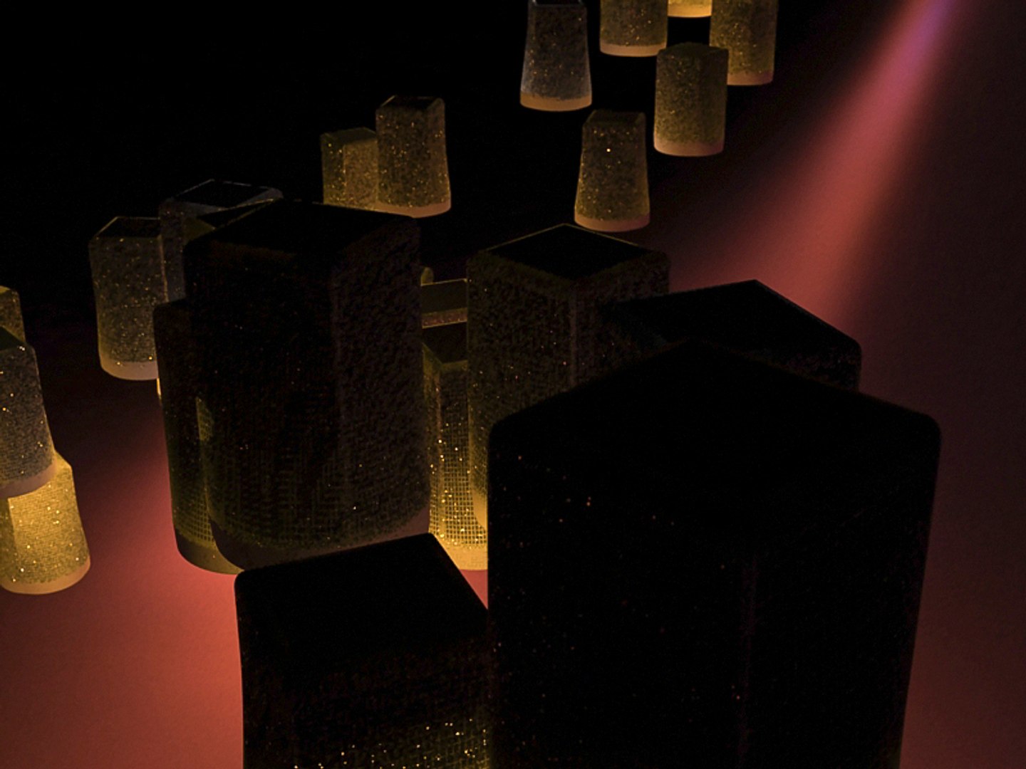 3d light luminair float model