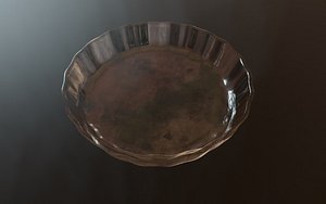3D model glass saucer