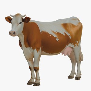 Cow Realistic for Game model