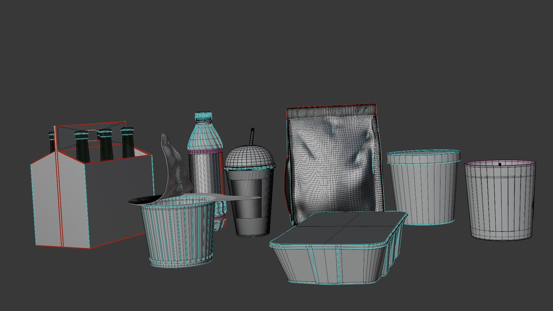 3D Packaging Products - TurboSquid 2349015