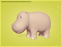 Cartoon Hippopotamus - Hippo