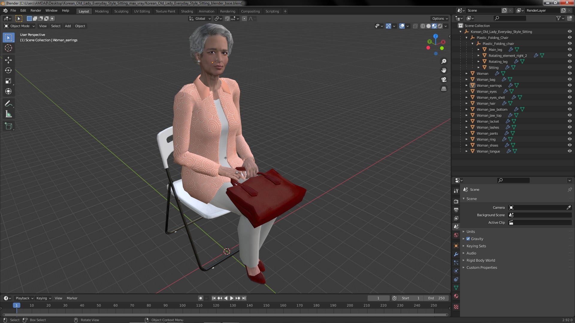 3D Korean Old Lady Everyday Style Sitting model https://p.turbosquid.com/ts-thumb/iF/hCblUS/fq/koreanoldladyeverydaystylesitting3dsmodel018/jpg/1686802794/1920x1080/fit_q87/19d35ad821d050e3ec35fe8d7191f66e3a176a3a/koreanoldladyeverydaystylesitting3dsmodel018.jpg