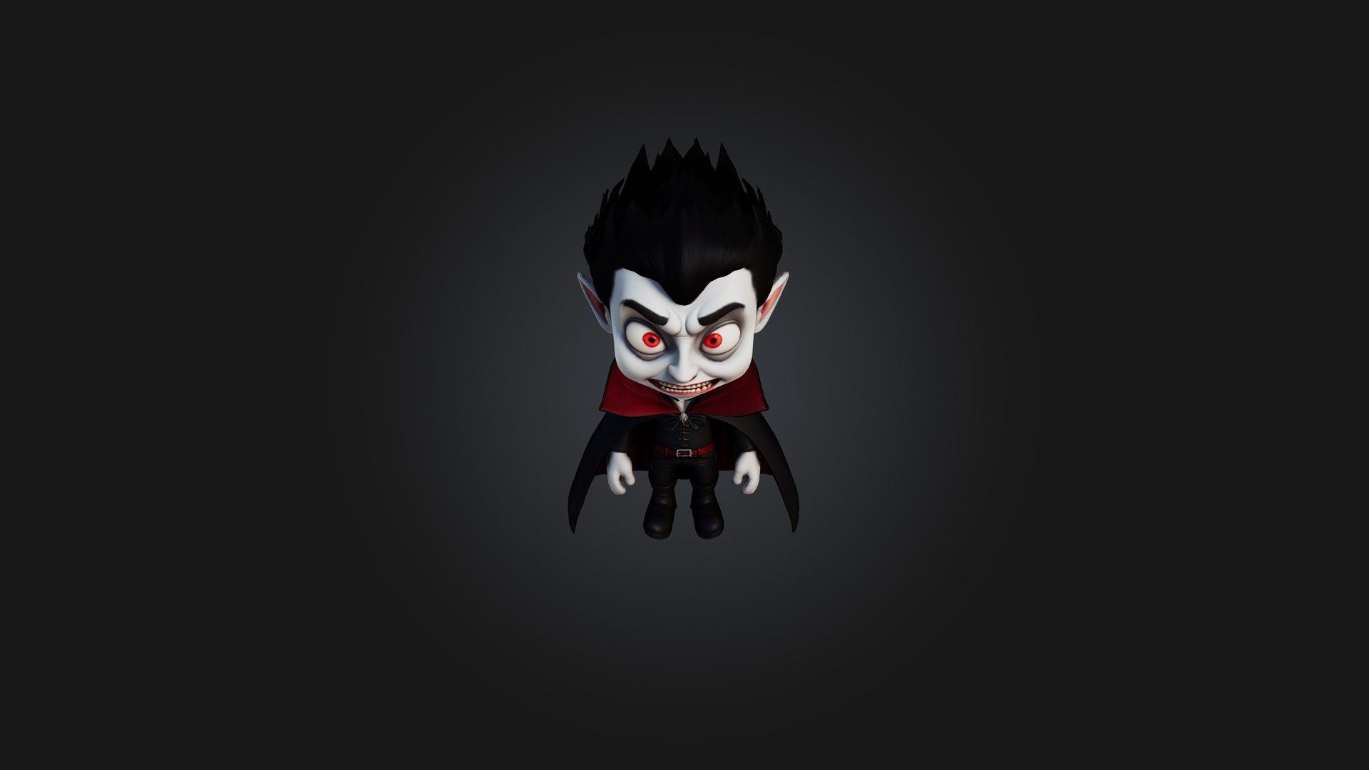3D Cartoon Vampire - TurboSquid 2291395