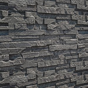 stone wall 3D