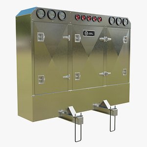 Aluminium Enclosed Headache Rack 3D