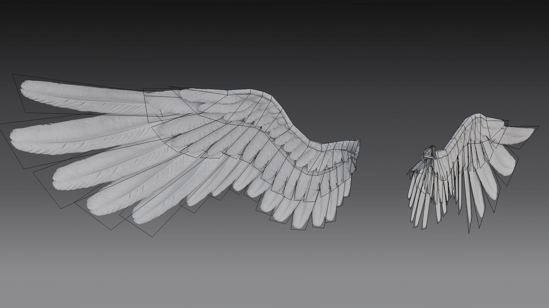 天使の翼3Dモデル - TurboSquid 1738543