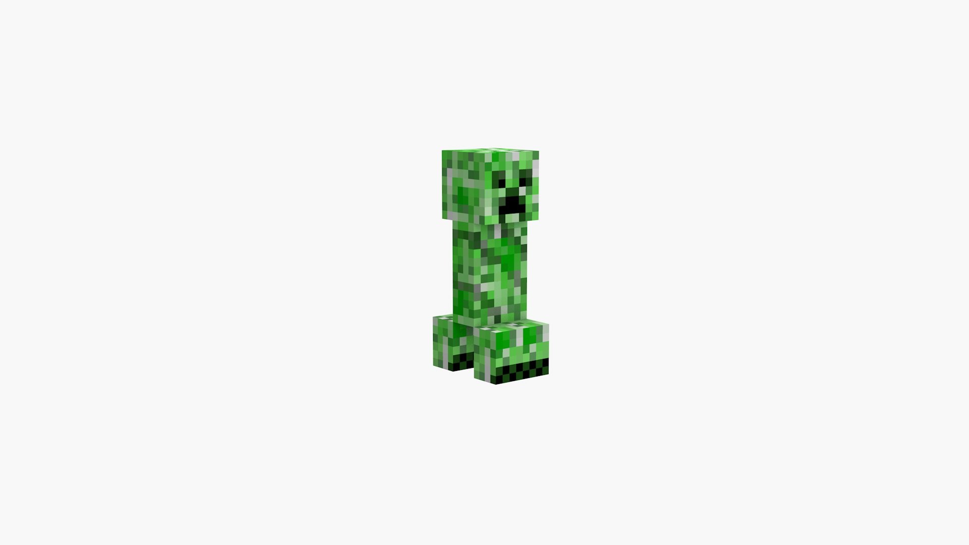 Modelo de Creeper Real Life MINECRAFT! Modelo 3D - TurboSquid 888208