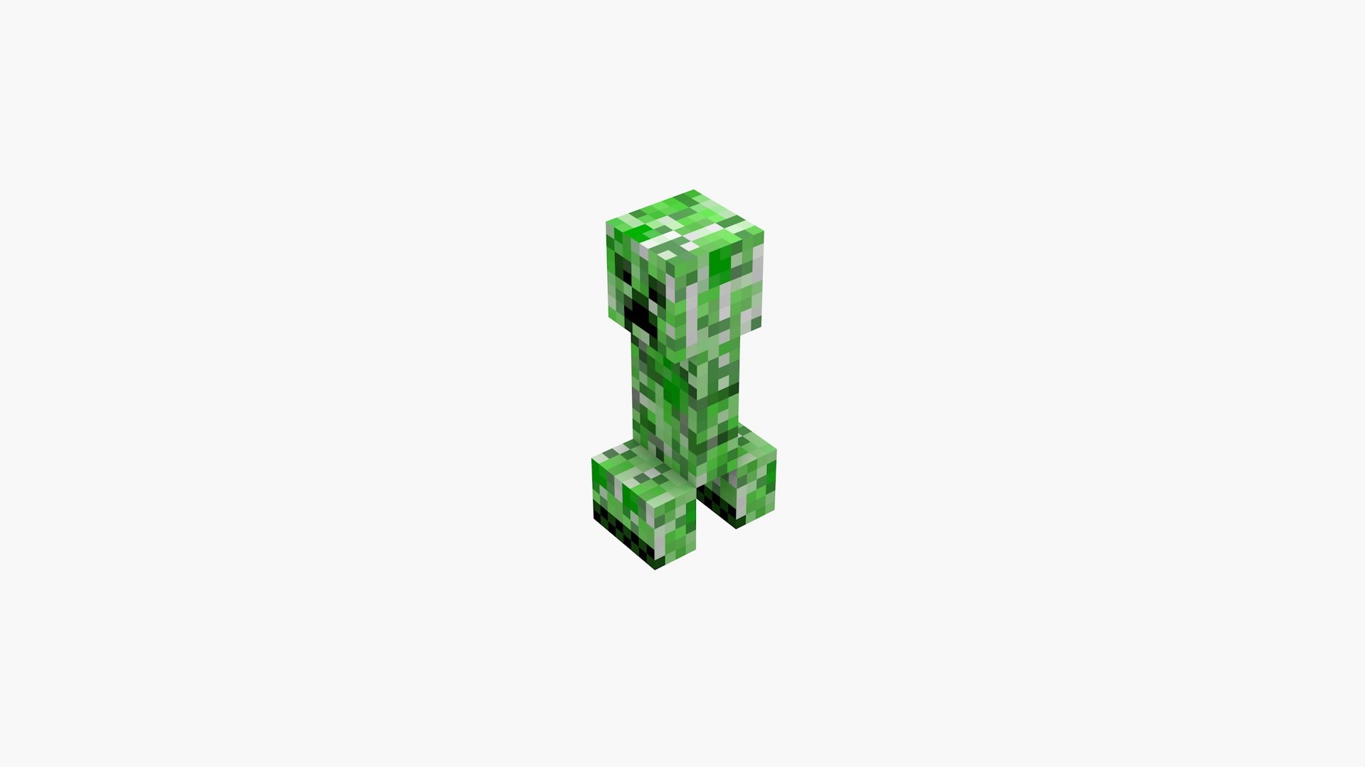 3d Minecraft Creeper Model Turbosquid 1842652 6178