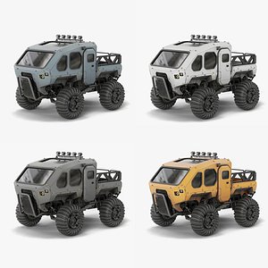 Futuristic pickup truck model