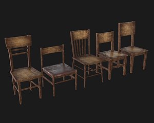Old Wooden Chair Pack