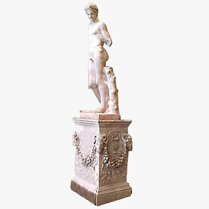 3D greek statue model