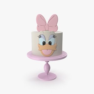 3D Daisy Duck Cake model