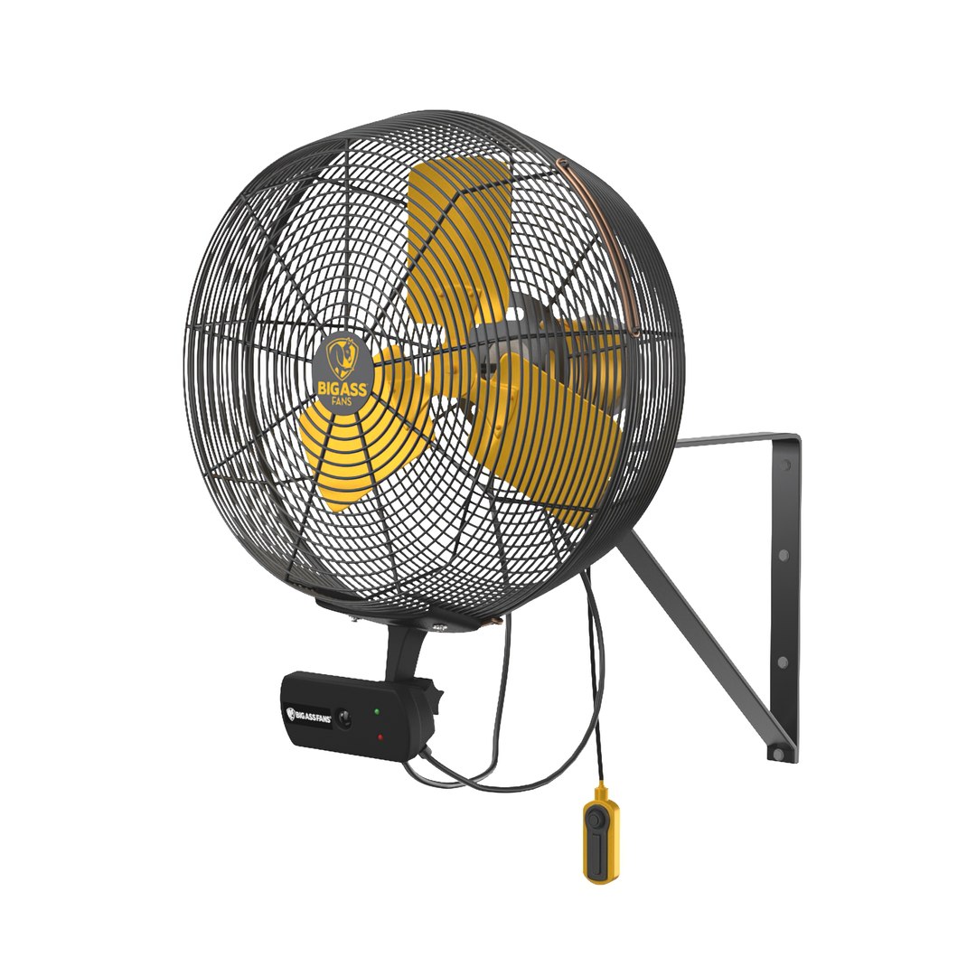 3D Model AirEye Wall Mount Fan By Big Ass Fans TurboSquid 2009099