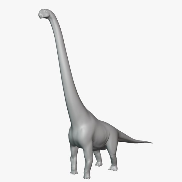 Dreadnoughtus Basemesh Low Poly 3D model