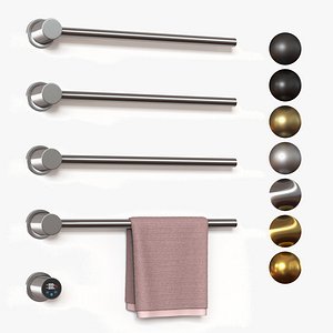 3D Heated towel rail WONZON WOGHAND HAMBURG WW AL314 MB model