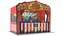 Large Detailed Amusement Park Rides