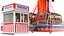 Large Detailed Amusement Park Rides