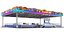 Large Detailed Amusement Park Rides