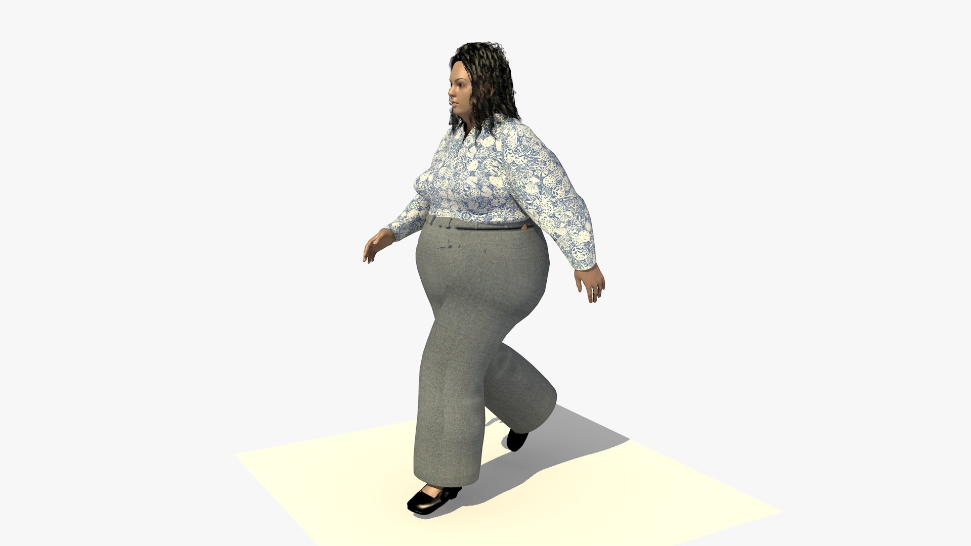 realistically walking european woman 3D model https://p.turbosquid.com/ts-thumb/iG/NrRX6z/828S2VOU/walkingfateurowoman1_0001/jpg/1594428083/1920x1080/fit_q87/1d3c1bd0972a66c83b0d6b20ac33013f63cb5d27/walkingfateurowoman1_0001.jpg