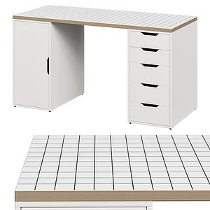 3D IKEA Desk LAGKAPTEN ALEX