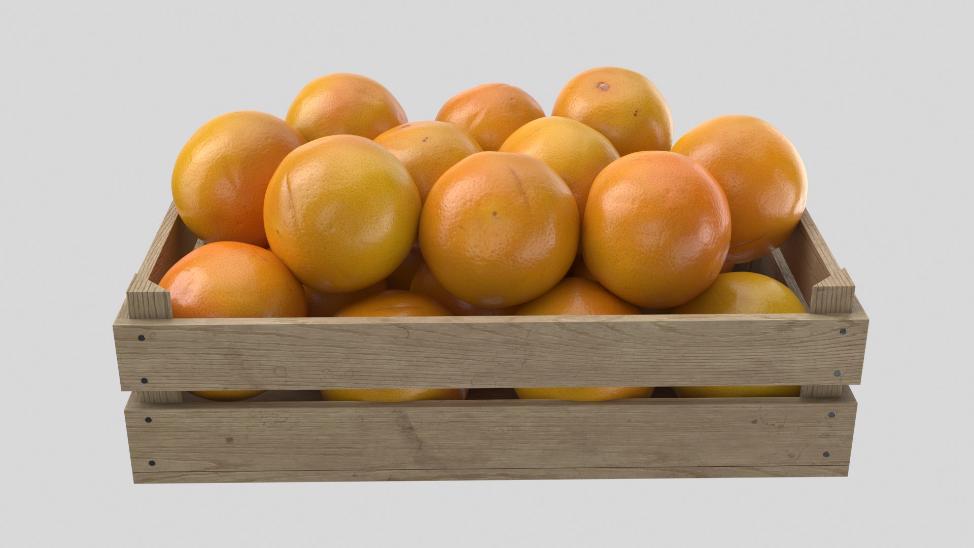 Grapefruit Crate Model - TurboSquid 1893769