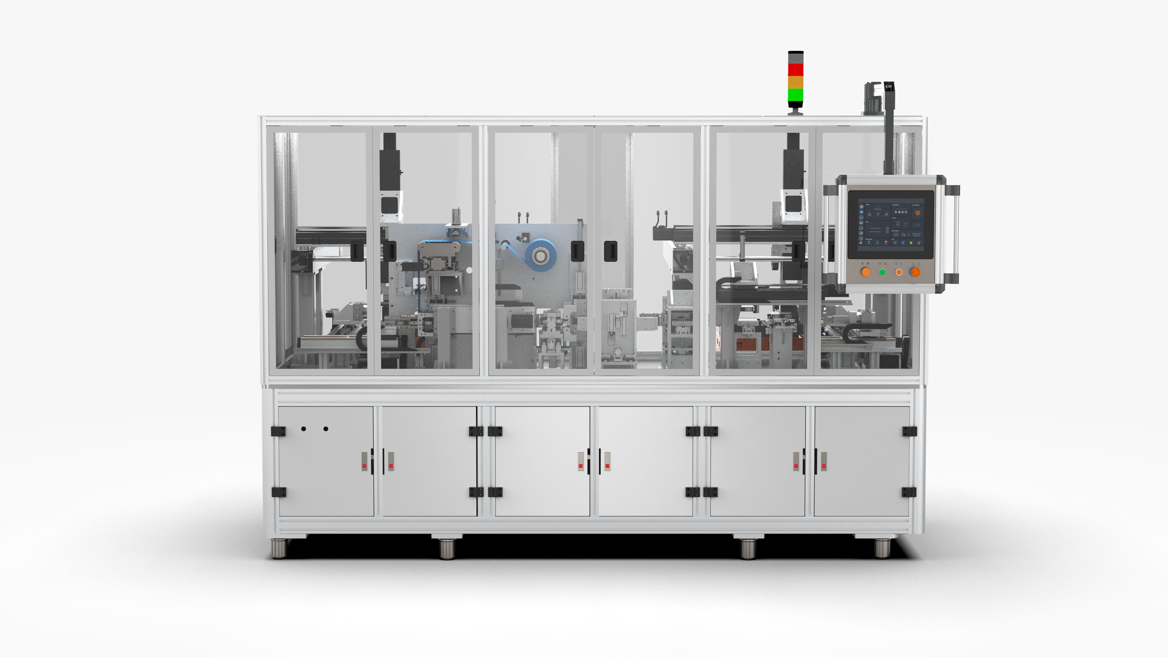 Automatic Battery Tray Loading and Unloading Coating Machine 3D 모델 ...