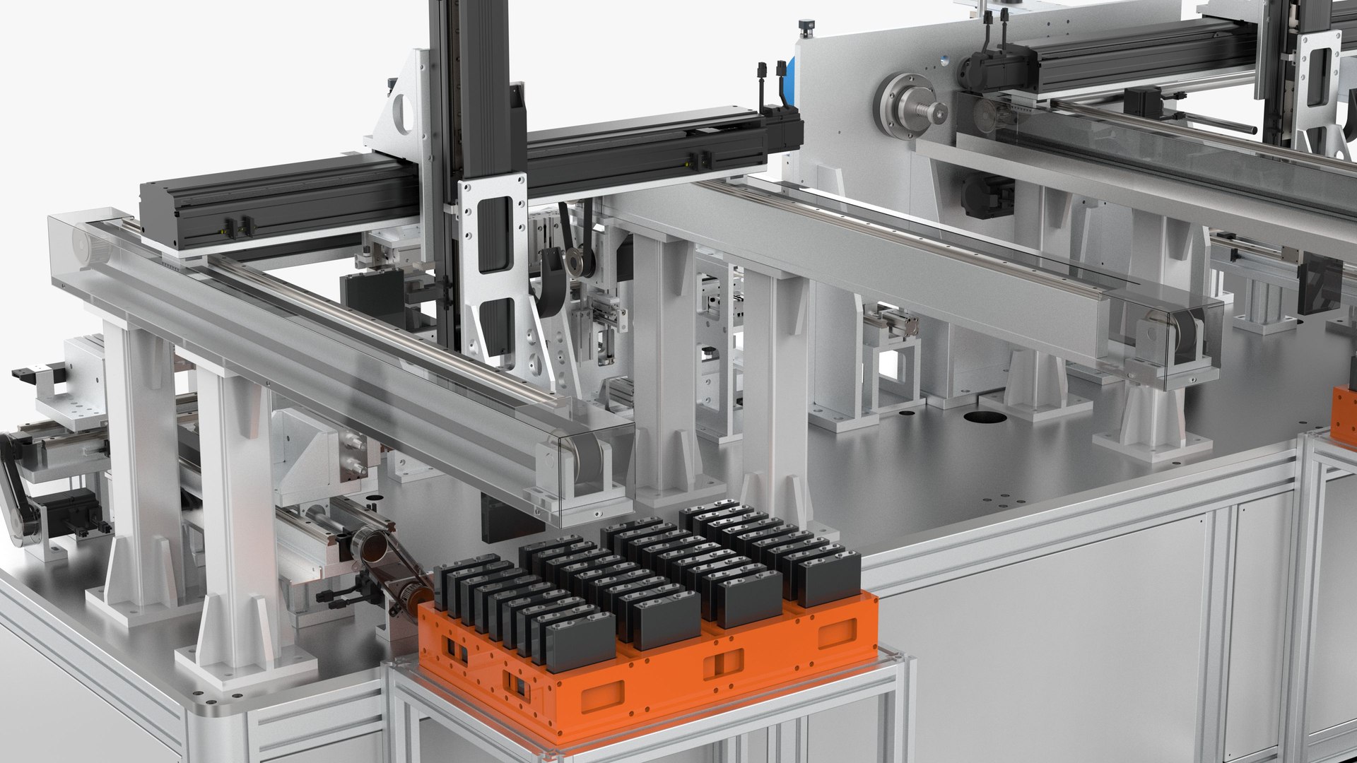 3D Automatic Battery Tray Loading And Unloading Coating Machine ...