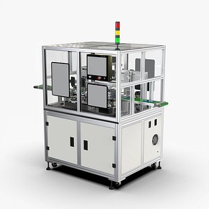 3D model Automatic Lithium Battery Adhesive Tape Machine