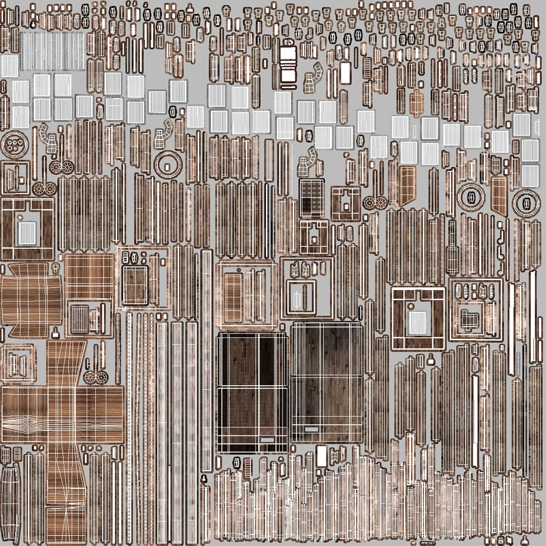 Old Wooden Oil Derrick 3D model - TurboSquid 1987008