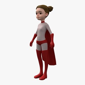3D girl character