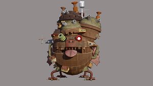 3D P005 HOWLS MOVING CASTLE model