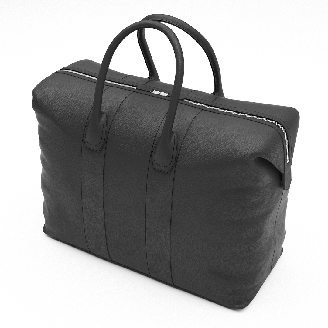 luxury mans handbag 3d model