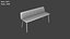 3D Low Poly Benches Pack model