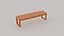 3D Low Poly Benches Pack model