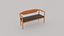 3D Low Poly Benches Pack model