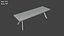 3D Low Poly Benches Pack model