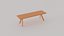 3D Low Poly Benches Pack model
