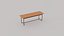 3D Low Poly Benches Pack model